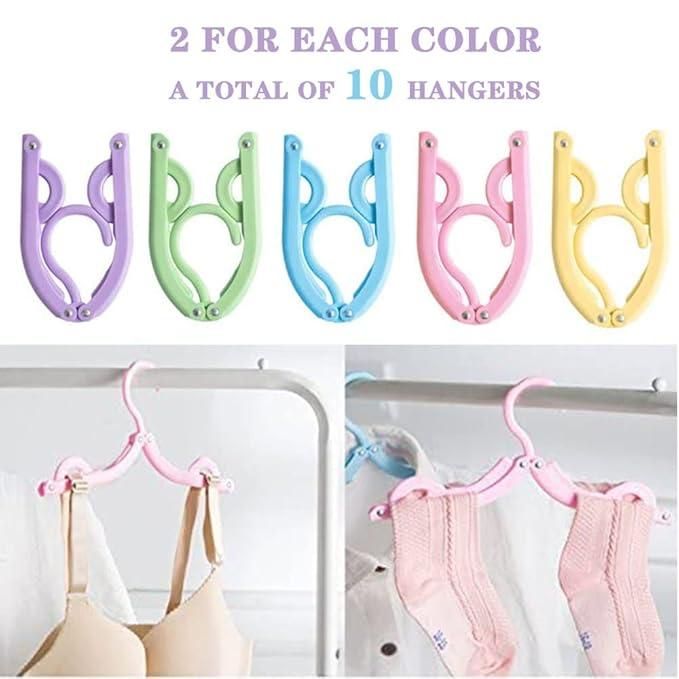 4PCS Portable Foldable Clothes Hangers