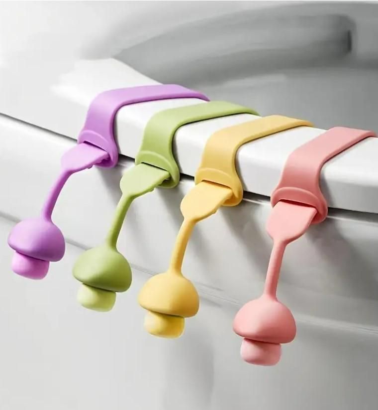 Silicone Toilet Seat Lifter Pack of 4