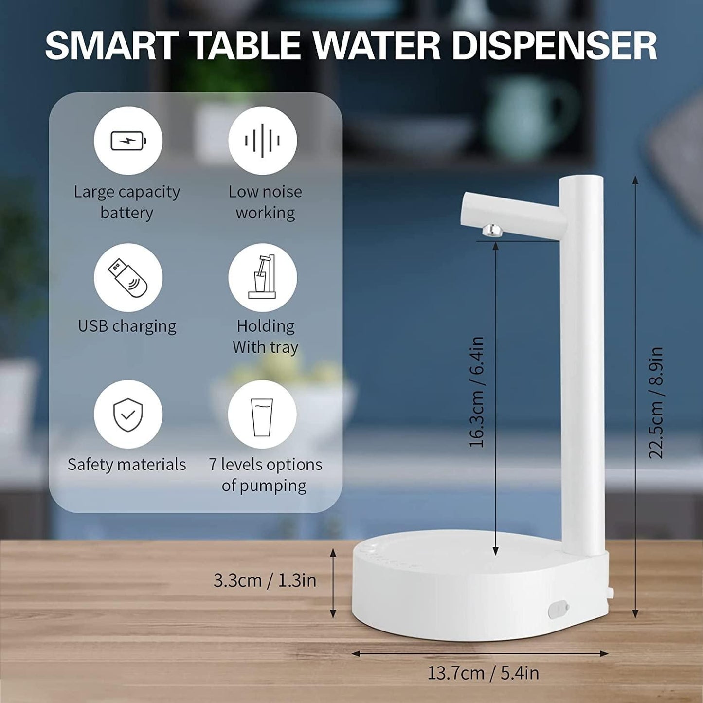 6 Levels of Quantitative USB Automatic Water Dispenser