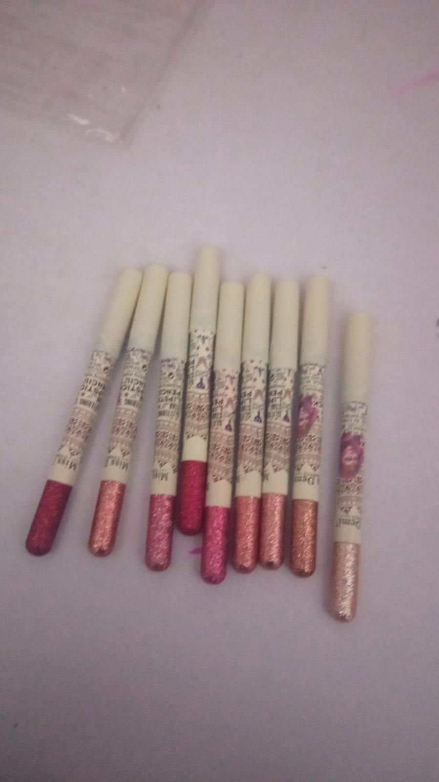 Set of 12 Color Lip Liner, Nude Matte Lipstick