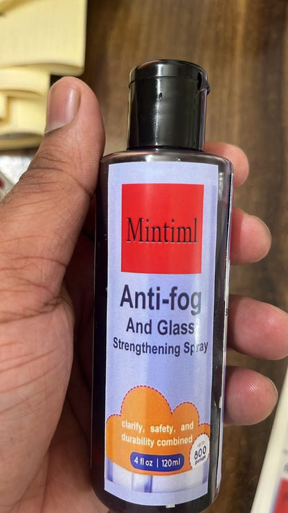 Mintiml Anti-Fog & Glass Strengthning Spray 120ML(Pack of 2)